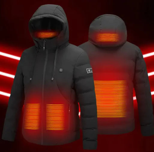 USB Heated Winter Jacket - Electric Warming Technology Outerwear