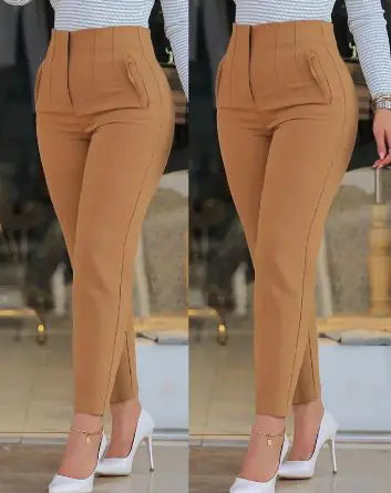 Women's Casual Fashion Pants - Comfortable Everyday Trousers