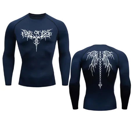 Men's Anime Print Quick Dry Gym T-Shirts - Athletic Sports Wear