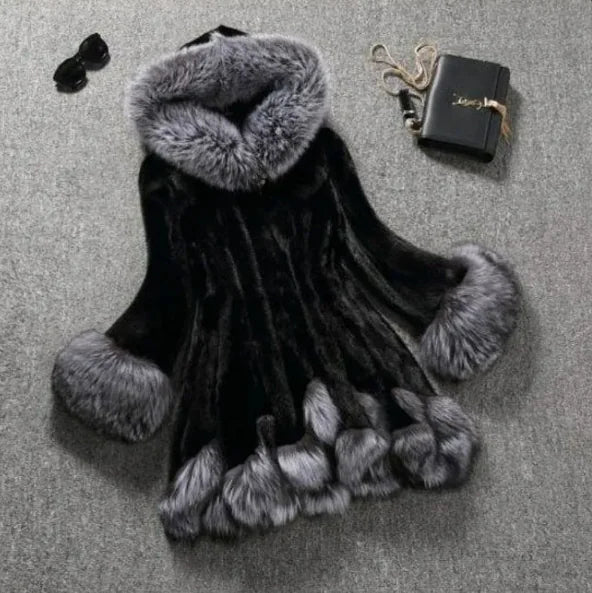 Faux Fur Mink Coat - Luxury Women's Winter Outerwear