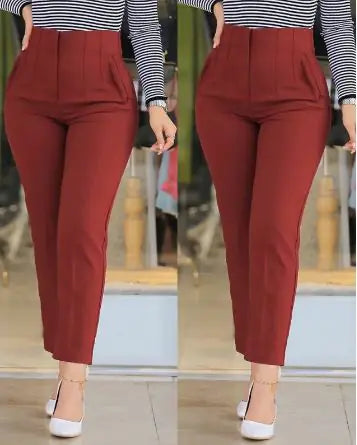 Women's Casual Fashion Pants - Comfortable Everyday Trousers